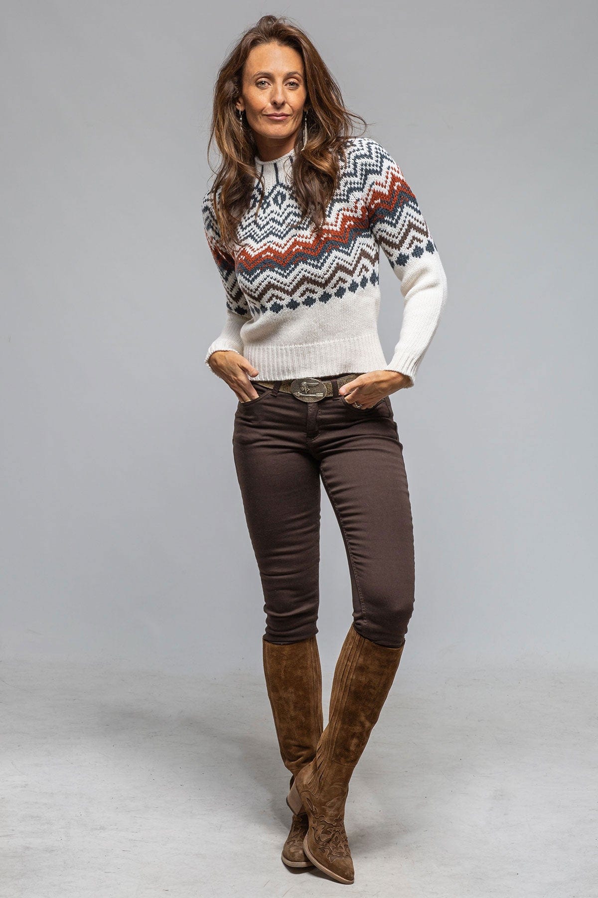 Cabin Sweater In Natural - AXEL'S