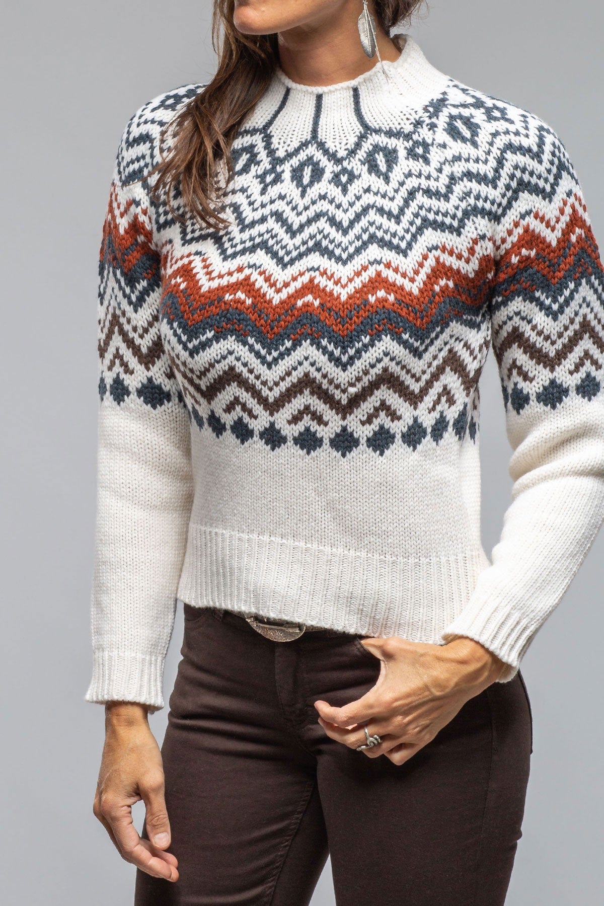 Cabin Sweater In Natural - AXEL'S