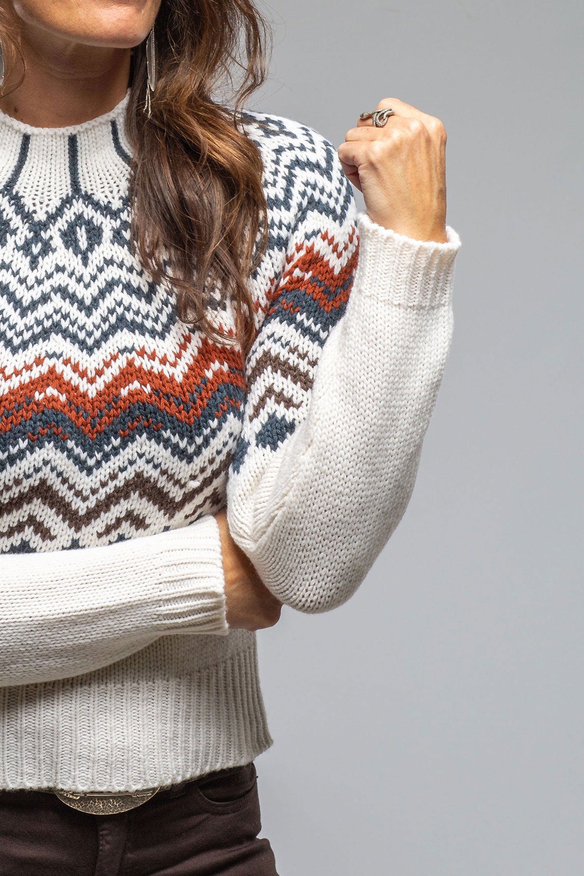 Cabin Sweater In Natural - AXEL'S