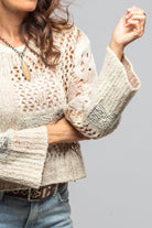 Sonia Villa Chia Multi-Weave Sweater In Natural Ladies - Sweaters