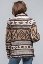 Evelyn Alaskan Knit Shawl Neck Sweater In Natural - AXEL'S