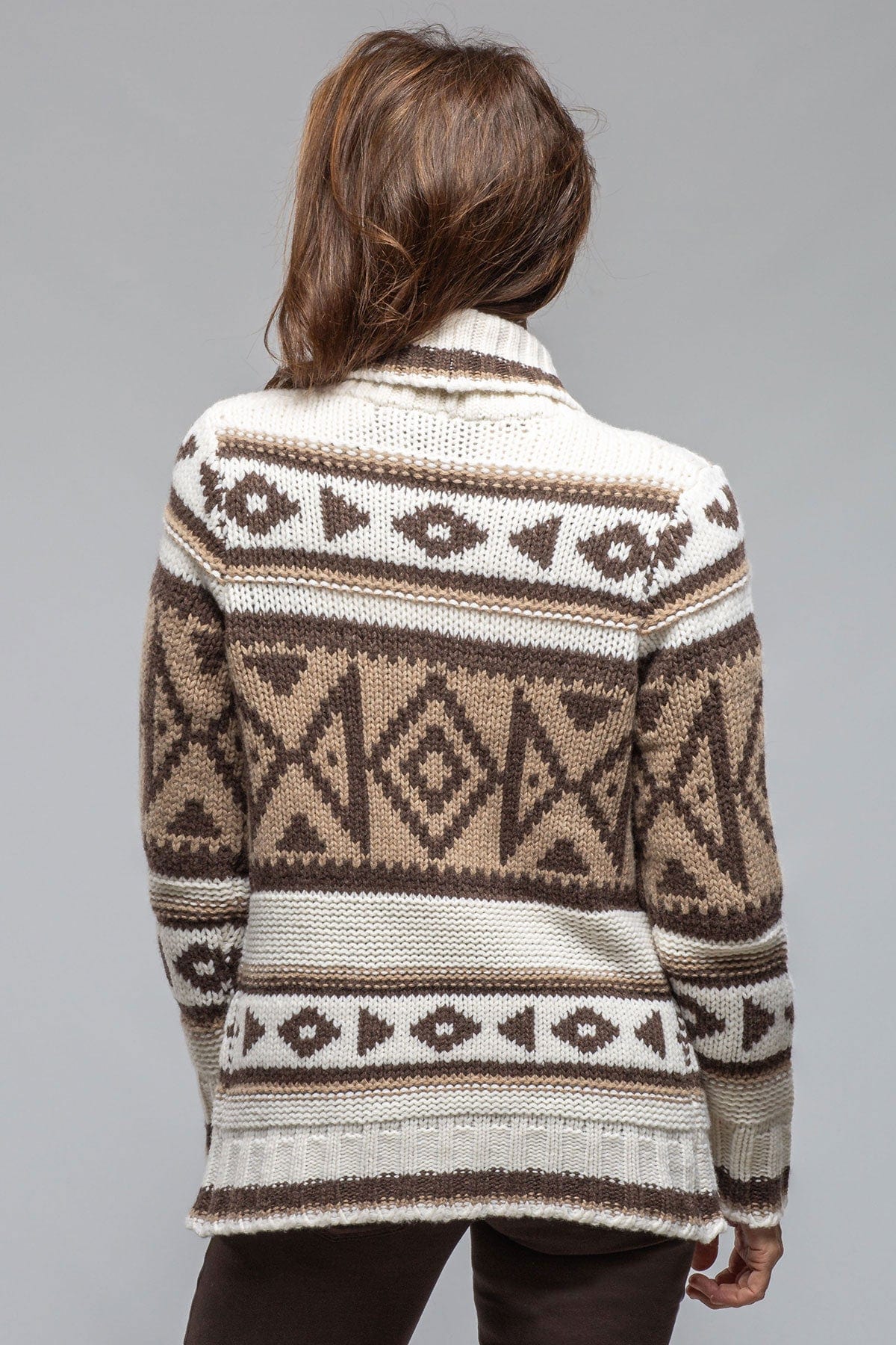 Evelyn Alaskan Knit Sweater In Brown - AXEL'S