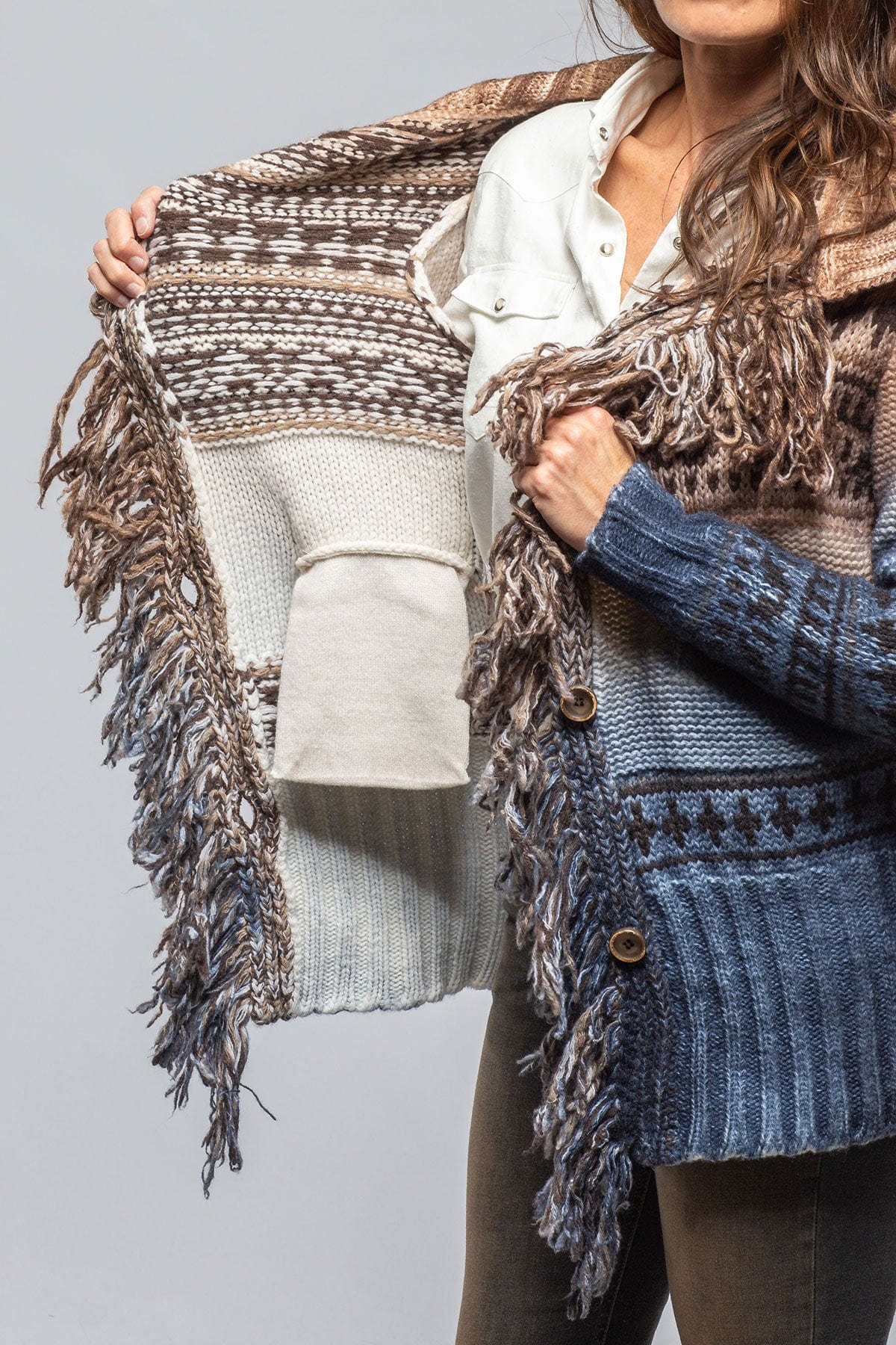 Hellen Alaskan Knit Fringe Sweater - AXEL'S