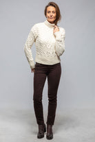 Lexie Cable Sweater In Cream - AXEL'S