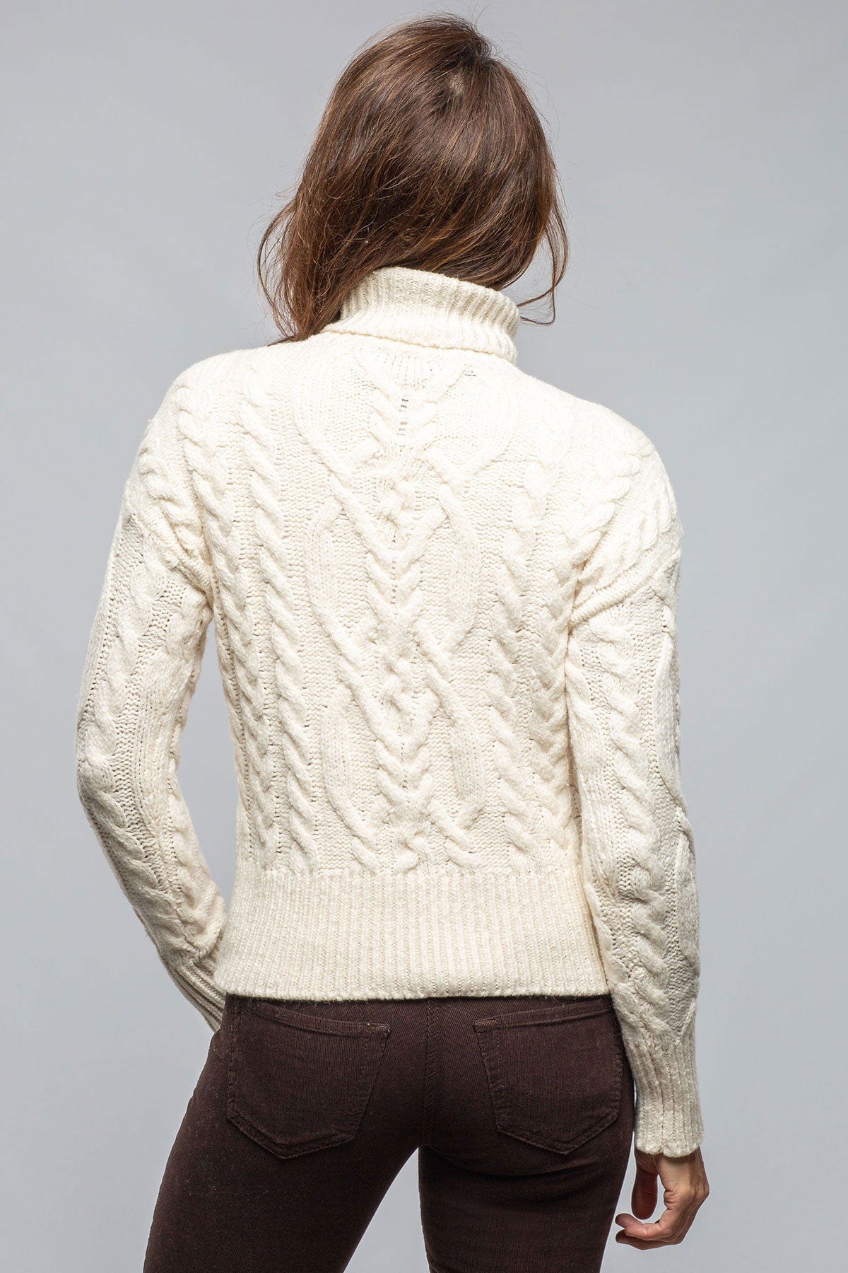 Sonia Villa Lexie Cable Sweater In Cream | Ladies - Sweaters