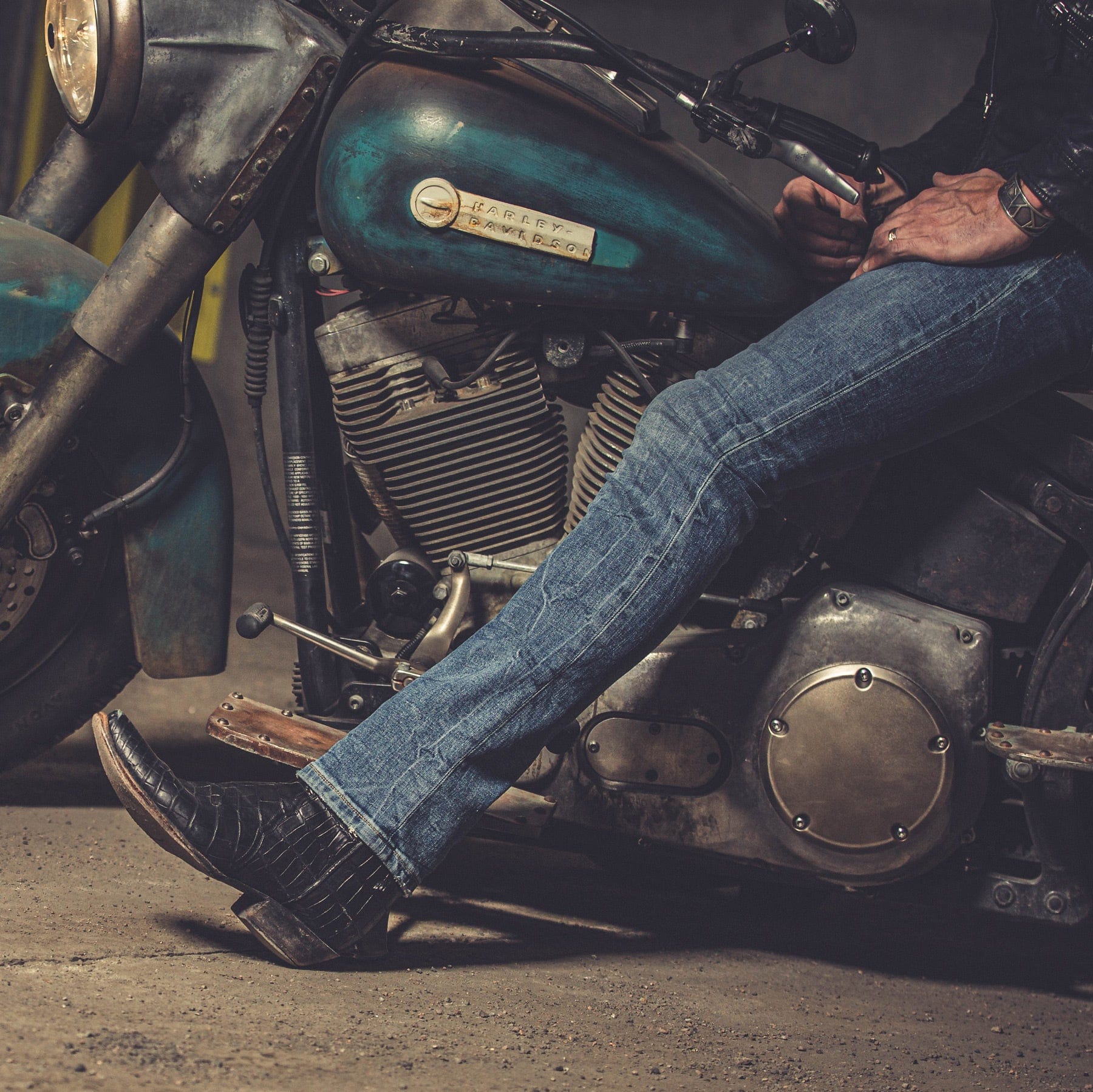 Stallion Boots Black Crocodile Zorro | Axel's of Vail
