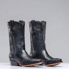 Blue Sky Magestic Gator Boot In Navy - AXEL'S