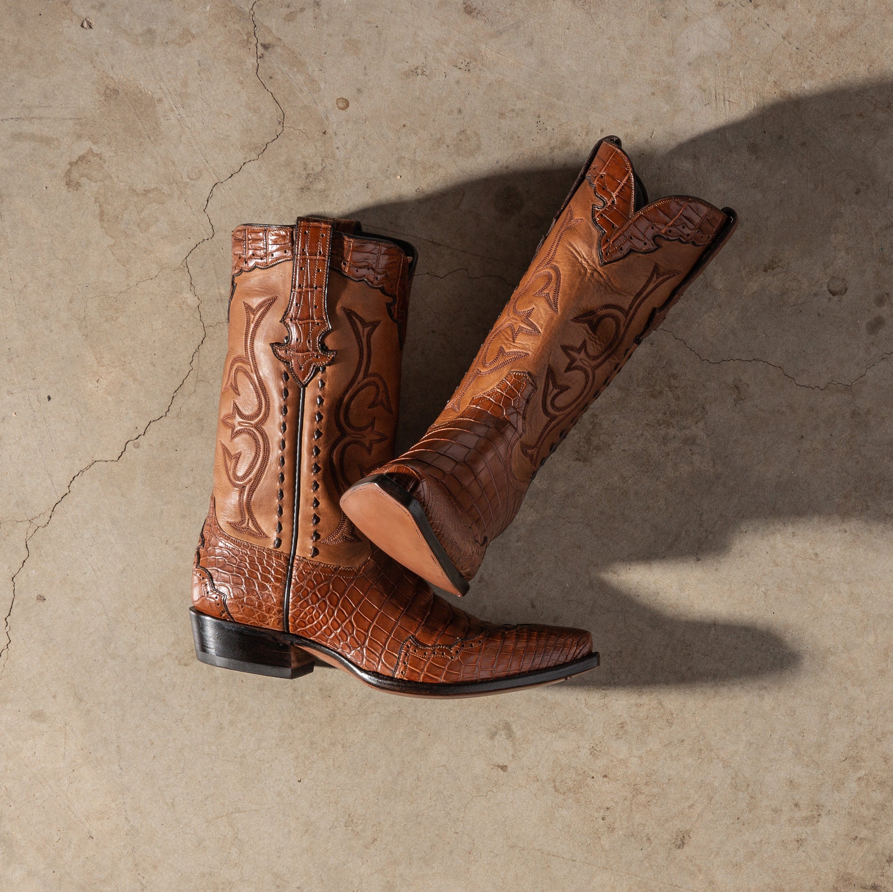 Cognac cowboy boots online