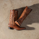 Cognac Alligator Majestic Boots - AXEL'S