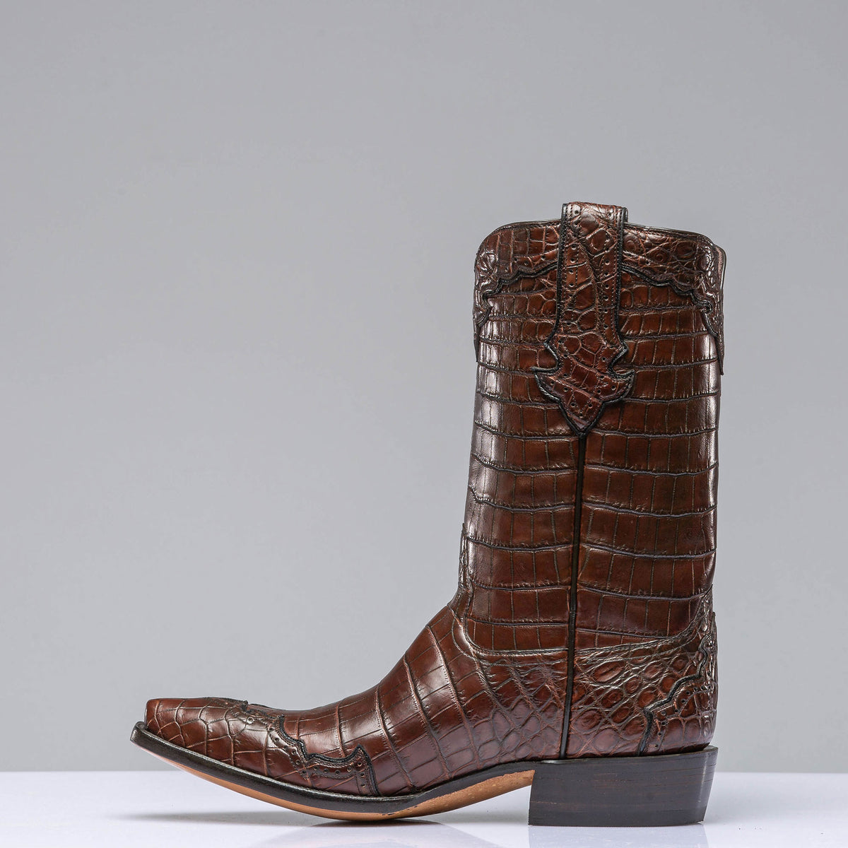 Stallion Boots Dark Brown Full Majestic Mens - Cowboy Boots