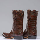 Stallion Boots Dark Brown Full Majestic Mens - Cowboy Boots