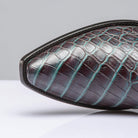 Gator Zorro Gallegos In Chocolate Brown & Turquoise - AXEL'S