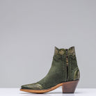 Morina Zorro In Forest Suede & Leather - AXEL'S