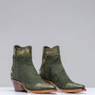 Morina Zorro In Forest Suede & Leather - AXEL'S