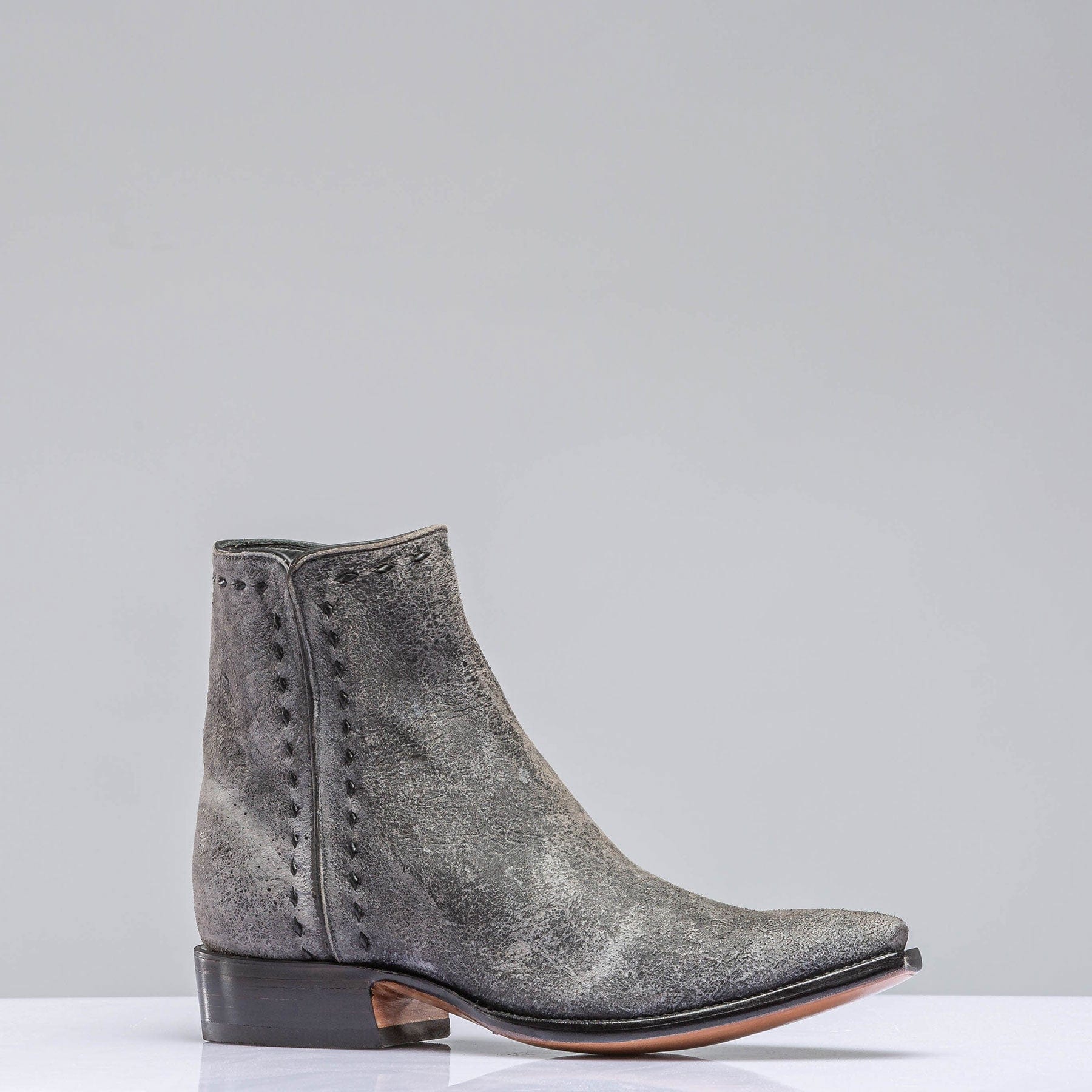 Stallion Boots Stillwater Zorro In Vintage Grey Mens - Cowboy Boots