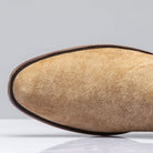 Vintage Tan Suede Round Toe Zorro - AXEL'S