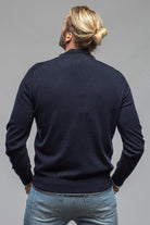 Stile Latino Alvera Quarter Zip In Navy Mens - Sweaters
