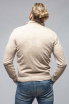 Stile Latino Entoto Cashmere Baseball Jacket In Beige Mens - Sweaters