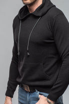 Stile Latino Florio II Cashmere Hoodie In Black | Mens - Sweaters