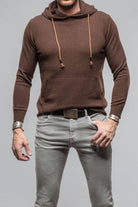 Stile Latino Florio II Cashmere Hoodie In Chocolate | Mens - Sweaters