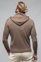 Florio II Cashmere Hoodie In Dark Sand - AXEL'S