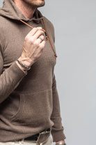 Stile Latino Florio II Cashmere Hoodie In Dark Sand | Mens - Sweaters