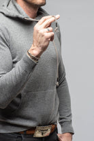 Stile Latino Florio II Cashmere Hoodie In Grey | Mens - Sweaters