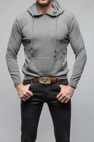 Stile Latino Florio II Cashmere Hoodie In Grey | Mens - Sweaters