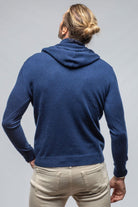 Florio II Cashmere Hoodie In Navy - AXEL'S