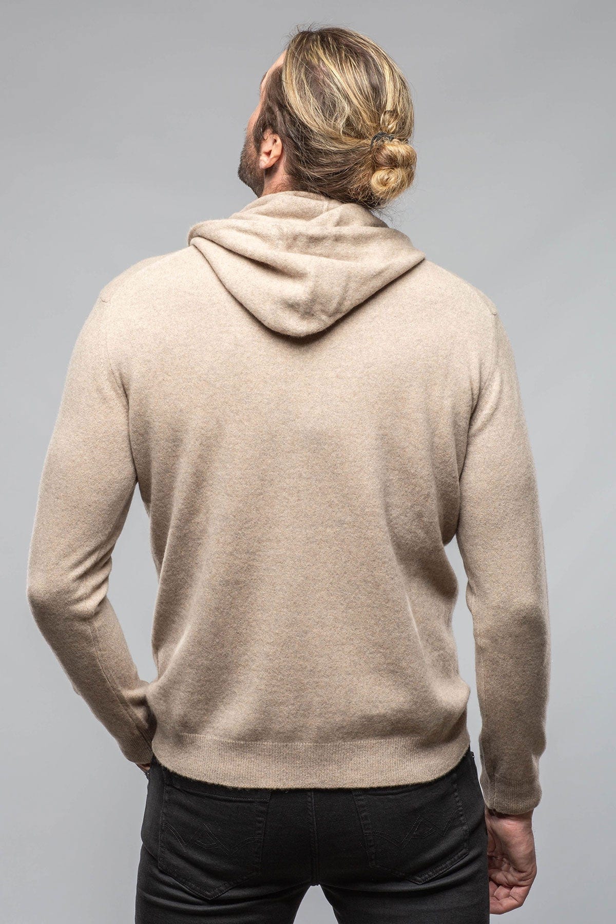 Florio II Cashmere Hoodie In Tan - AXEL'S