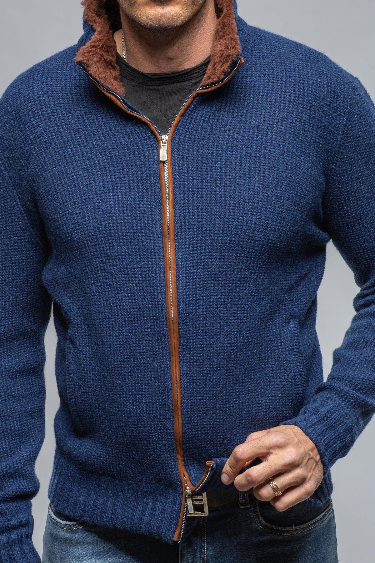 Golis Cashmere Zip Sweater - AXEL'S