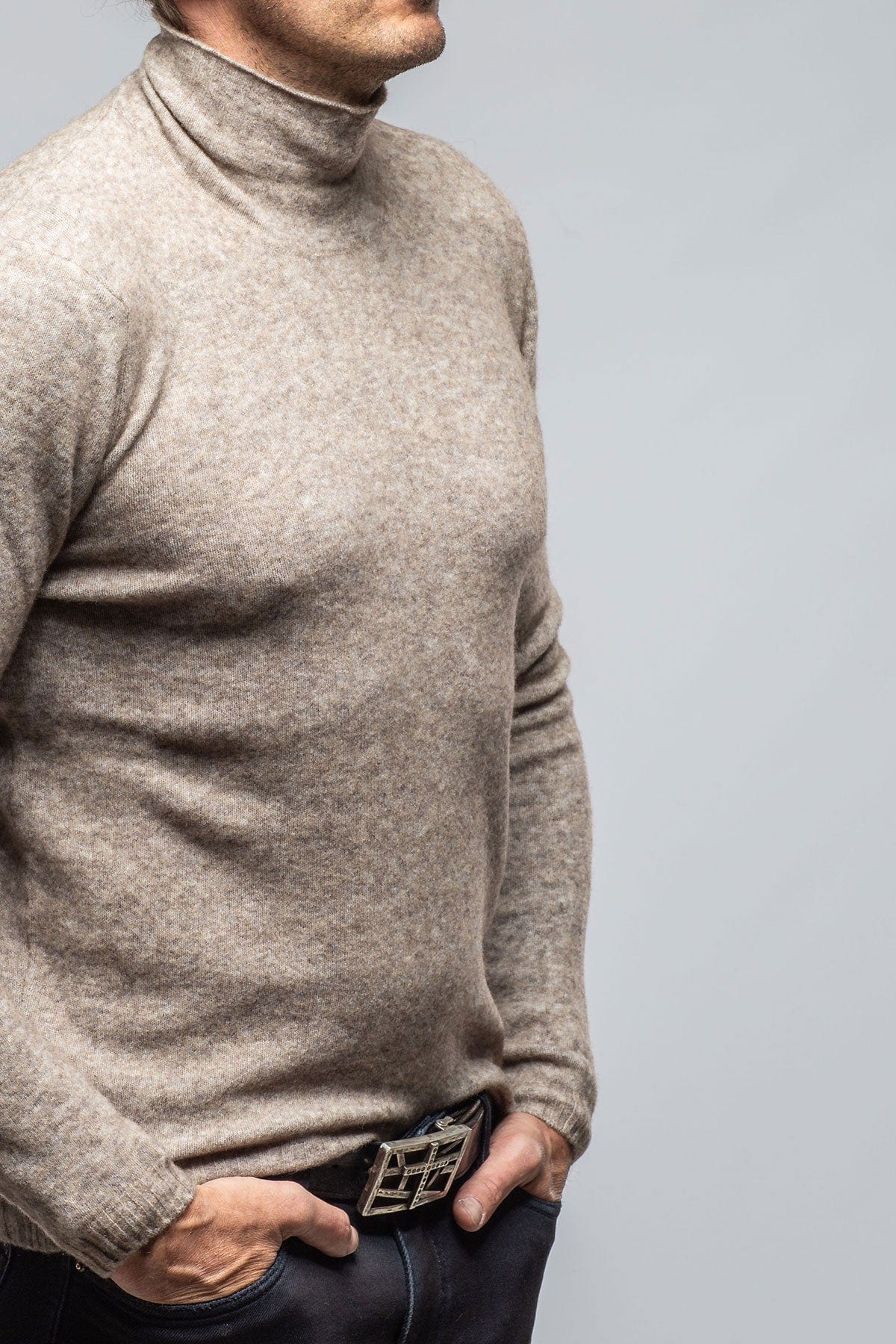 Mandara Sweater In Grey/Beige - AXEL'S