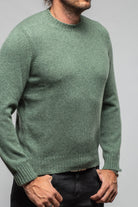 Stile Latino Rogan Crew Sweater In Green Mens - Sweaters