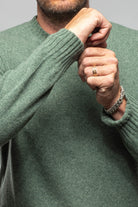 Stile Latino Rogan Crew Sweater In Green Mens - Sweaters