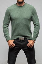 Stile Latino Rogan Crew Sweater In Green Mens - Sweaters
