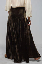 T.ba Blair Skirt In Silk Velvet Ladies - Skirts