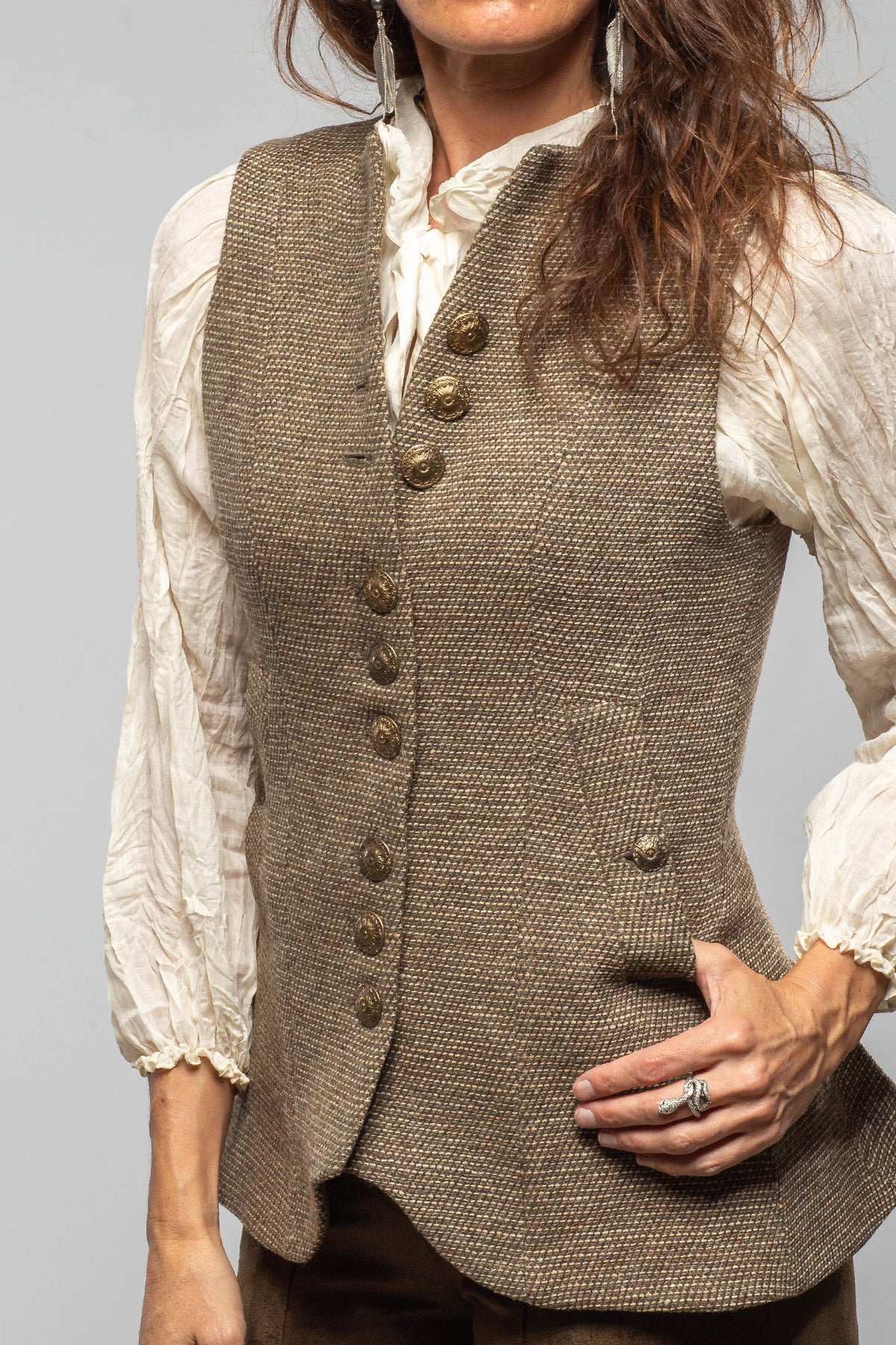 T.ba Cipriani Tweed Vest Ladies - Tailored - Vests