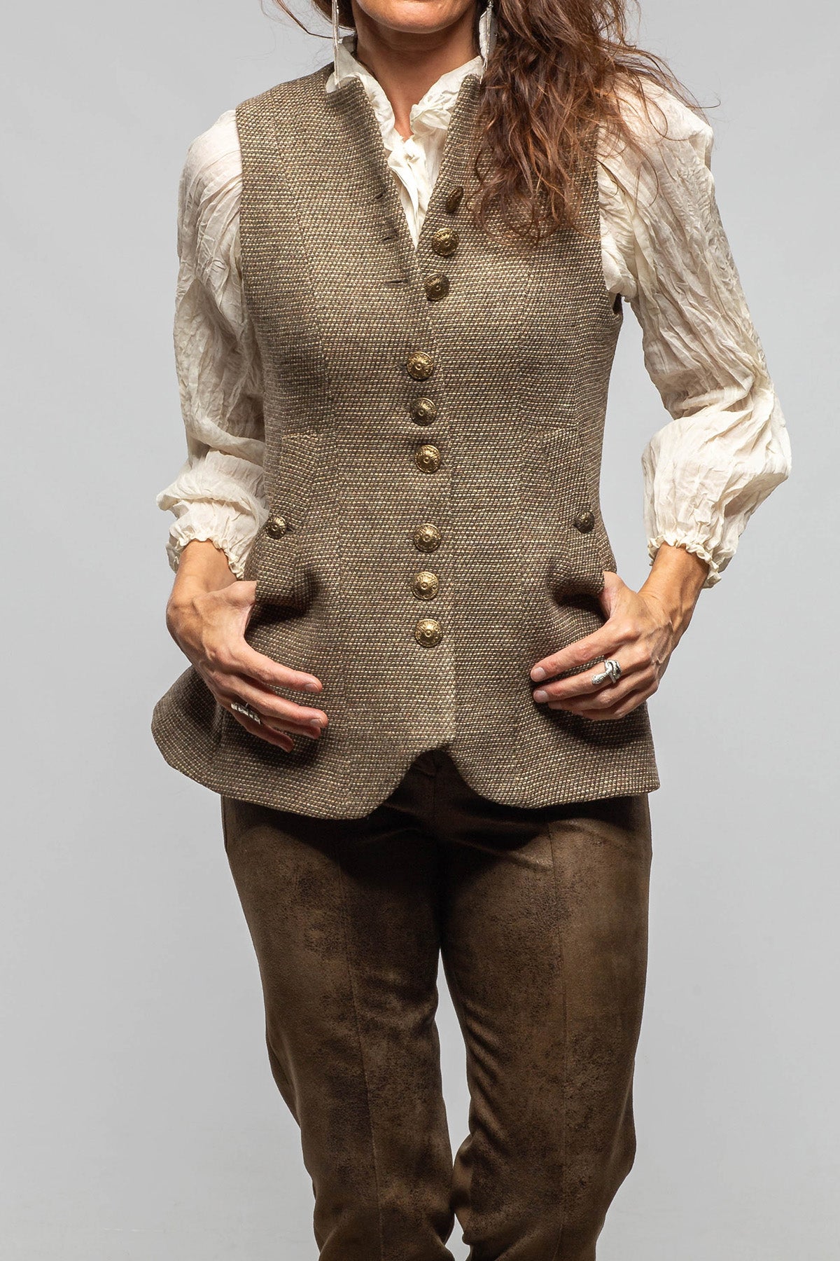 T.ba Cipriani Tweed Vest Ladies - Tailored - Vests