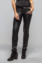 T.ba Georgina Sharkskin Vest In Black Ladies - Blouses