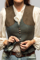 T.ba Gylda Tweed & Suede Vest Ladies - Tailored - Vests