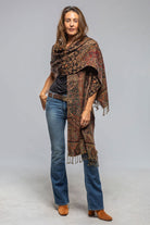 Gypsy Scarf In Paisley Jacquard - AXEL'S