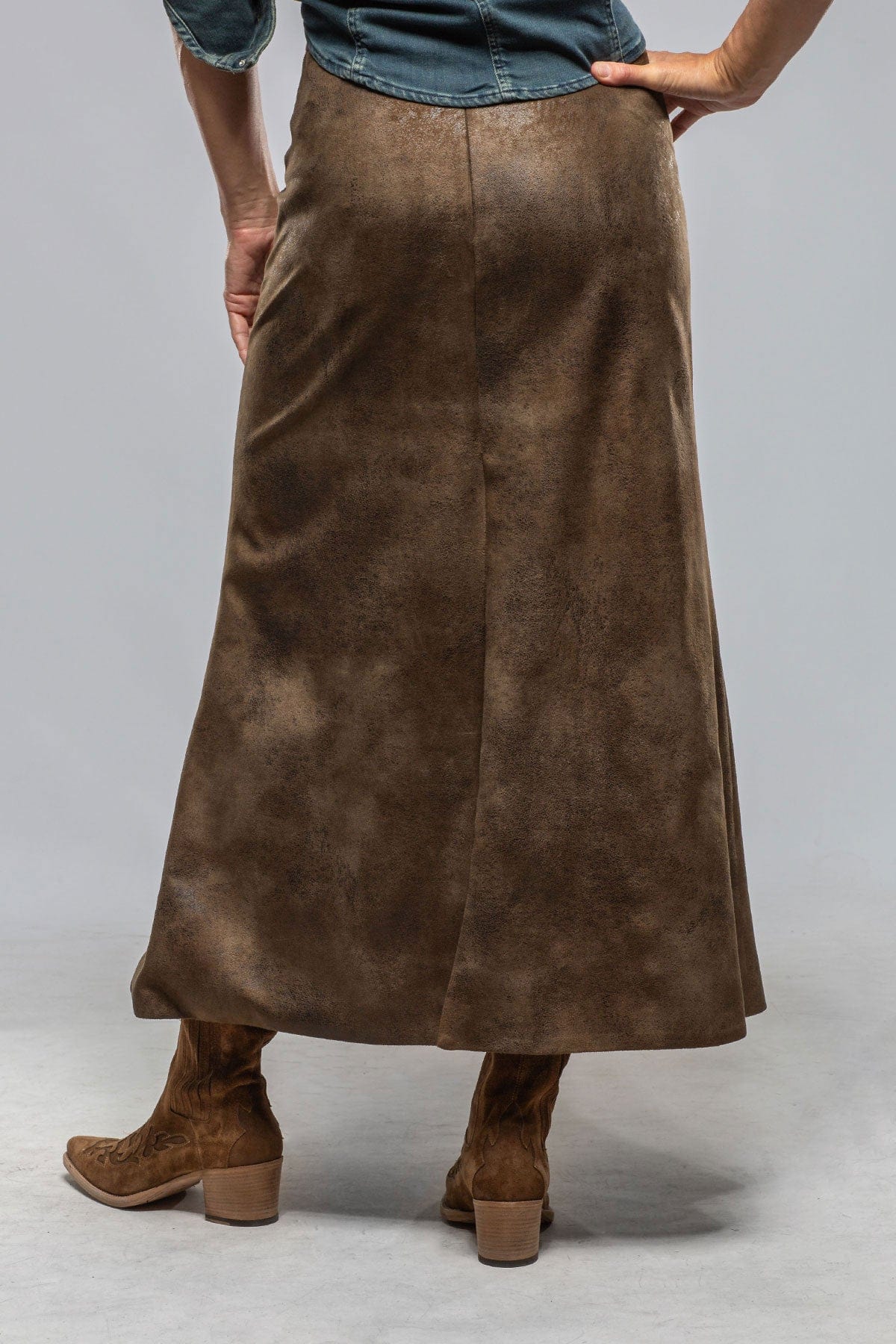 Gypsy Skirt In Vegan Leather - AXEL'S