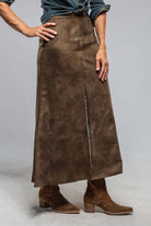 Gypsy Skirt In Vegan Leather - AXEL'S