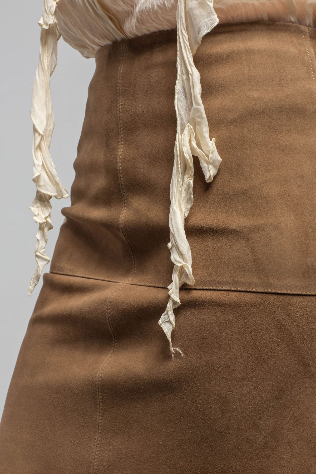 T.ba Joan Suede Skirt In Camel Ladies - Skirts