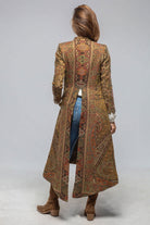 Long Morgana Coat In Paisley - AXEL'S