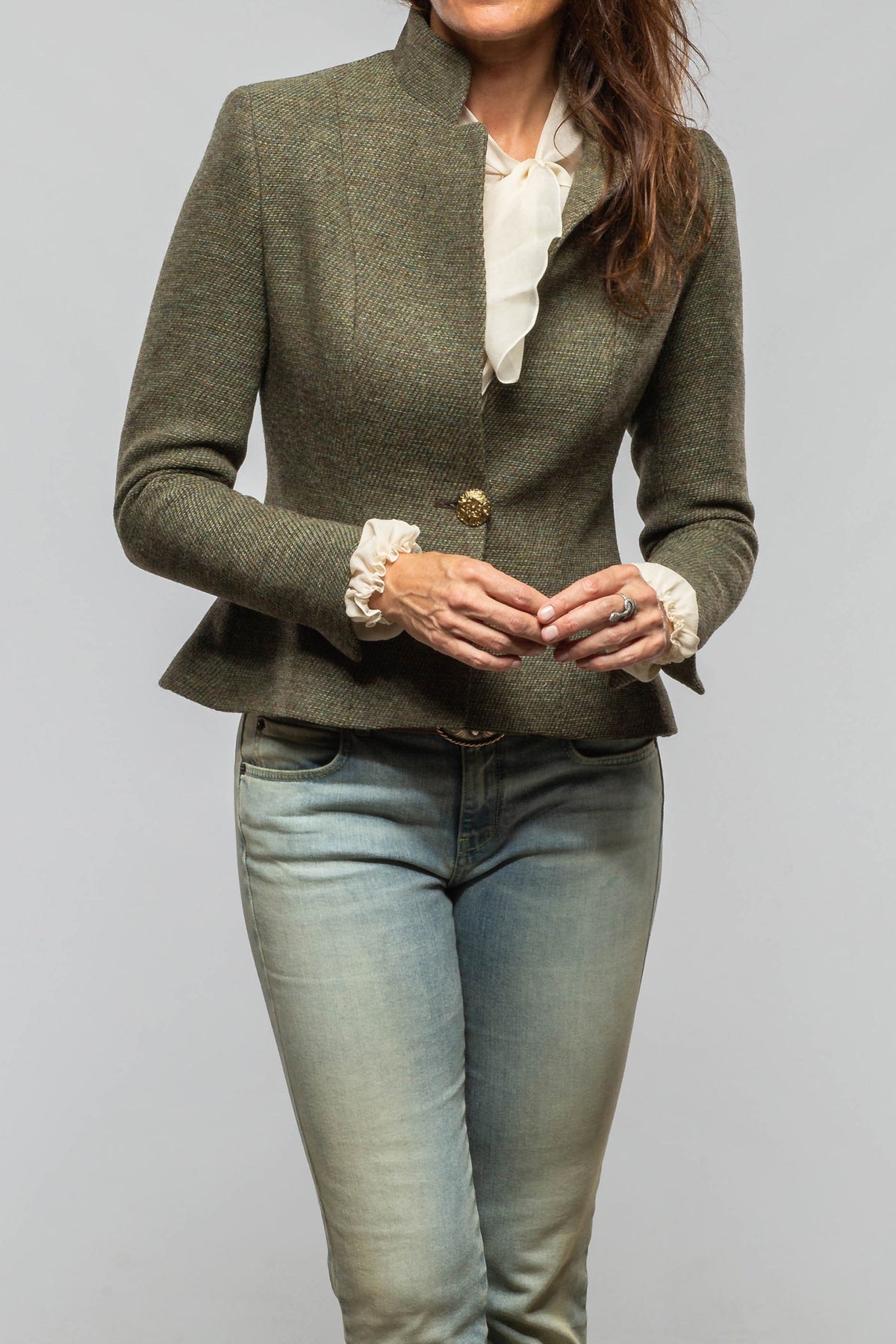 T.ba Perth Tweed Peplum Jacket Ladies - Tailored - Jackets