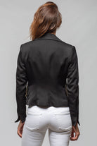 T.ba Sevilla Jacket In Black Sharkskin Ladies - Tailored - Jackets