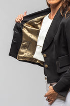 T.ba Sevilla Jacket In Black Sharkskin Ladies - Tailored - Jackets