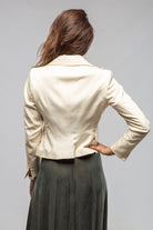 Sevilla Jacket In Vanilla Cupro - AXEL'S