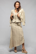 Sevilla Stripe Linen Jacket - AXEL'S